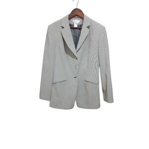 Spiegel Women's Tweed Olive Button Up Blazer